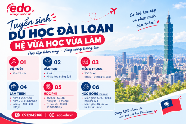 Du học Đài Loan: Vừa học vừa làm